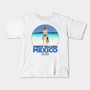 Puerto Vallarta Beach Mexico Kids T-Shirt